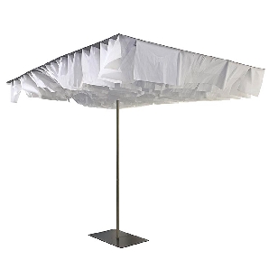 Parasol Sywawa Breezer 350x250 cm color blanco/crudo