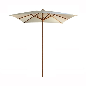 Parasol de madera Almargarden 300x300 color crudo-natural