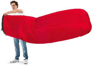Colchón inflable Fatboy L Lamzac rojo