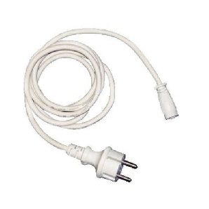 Cable de alimentación string plus LED con rectificador blanco
